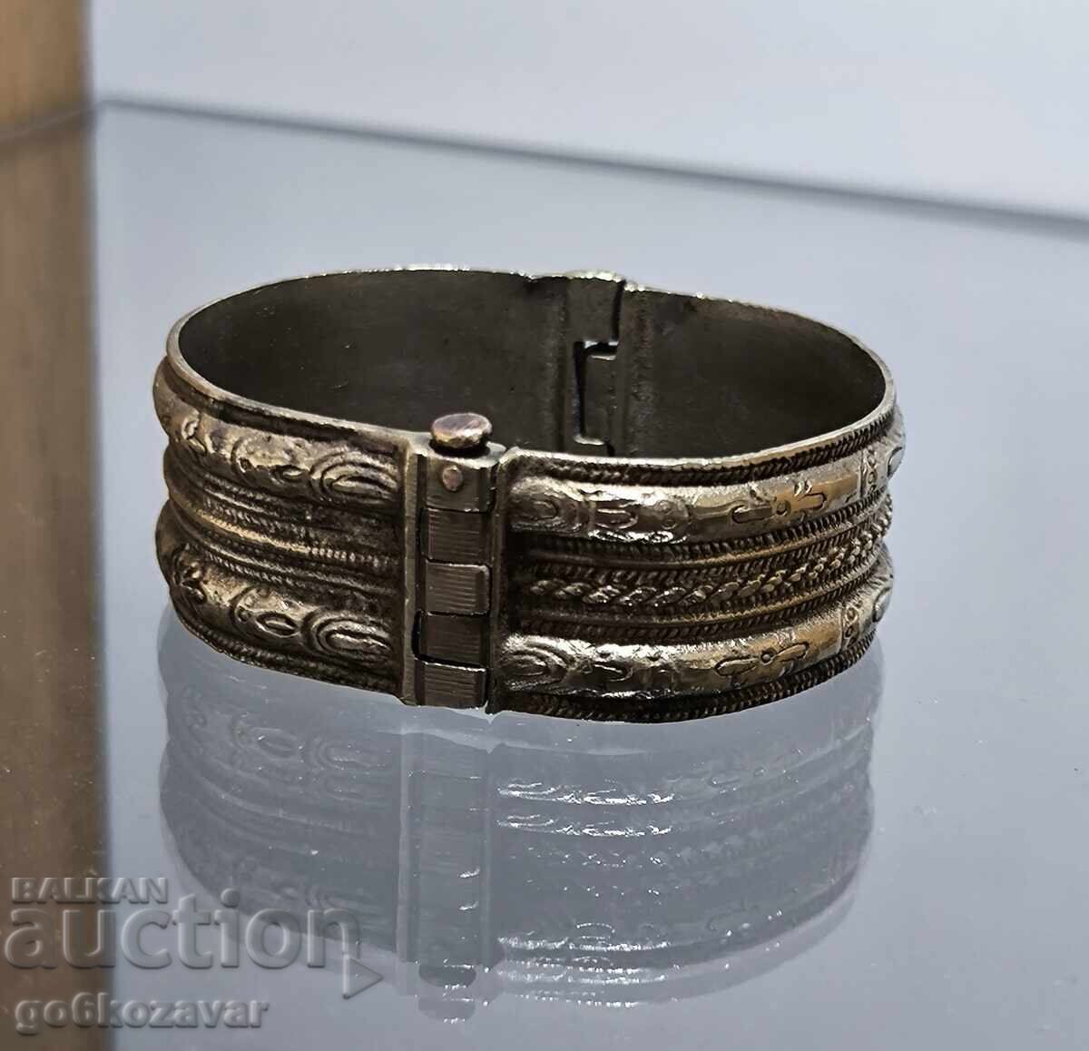 Παράδοση Αναγεννησιακό ασημένιο βραχιόλι, σατσάν, κόσμημα, επιχρύσωση Άψογο Παράδοση Αναγεννησιακό ασημένιο βραχιόλι, σατσάν, κόσμημα, επιχρύσωση Άψογο