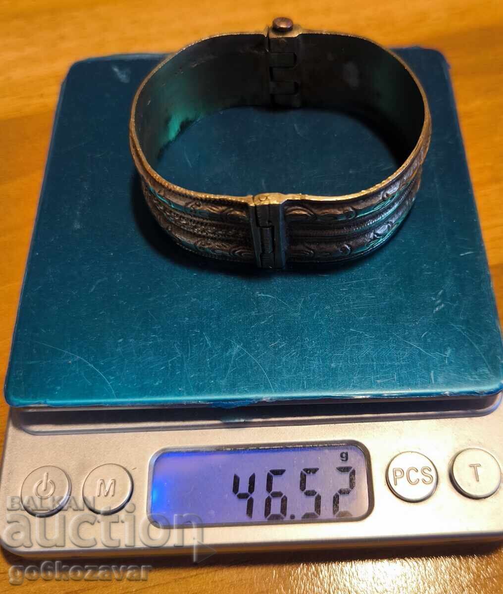 Αναγεννησιακό ασημένιο βραχιόλι, σατσάν, κόσμημα, επιχρύσωση Άψογο - 6 Αναγεννησιακό ασημένιο βραχιόλι, σατσάν, κόσμημα, επιχρύσωση Άψογο - 6