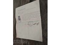 Certificat director Cooperativă de Producție Tutun Nouă