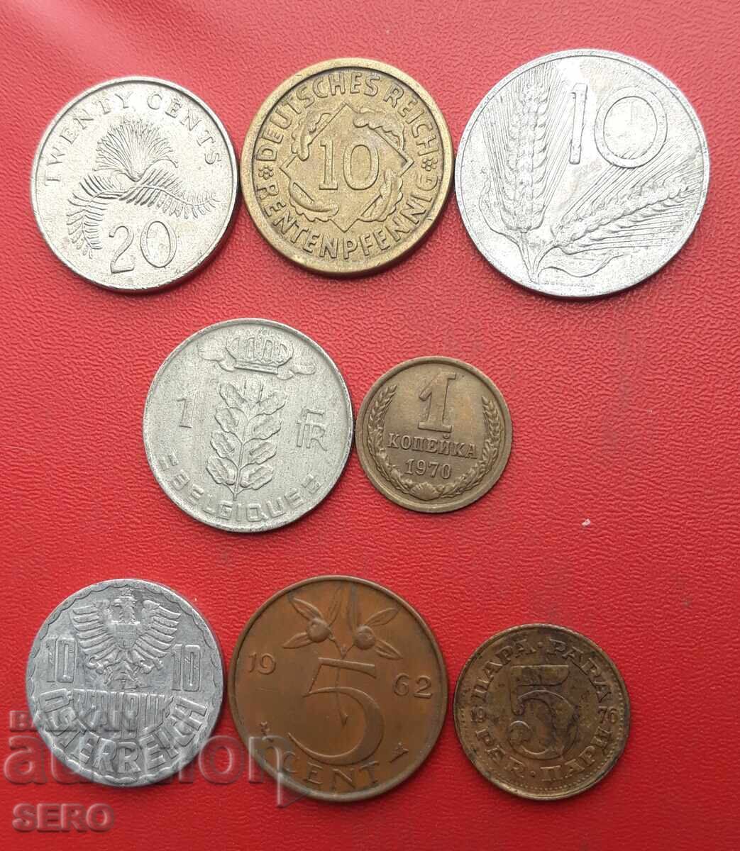 Mixed lot of 8 coins Mixed lot of 8 coins