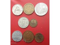 Mixed lot of 8 coins