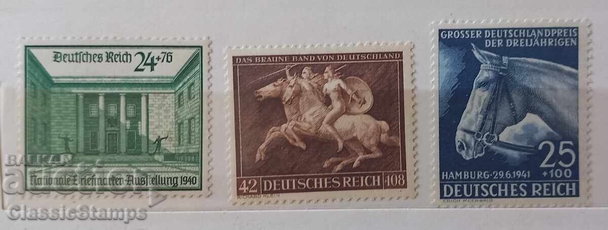Clean stamps with adhesive Germany Reich Clean stamps with adhesive Germany Reich