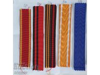 Παρτίδα από κορδέλες για παράσημα, μετάλλια