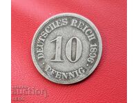 Germania-10 Pfennig 1896 F-Stuttgart