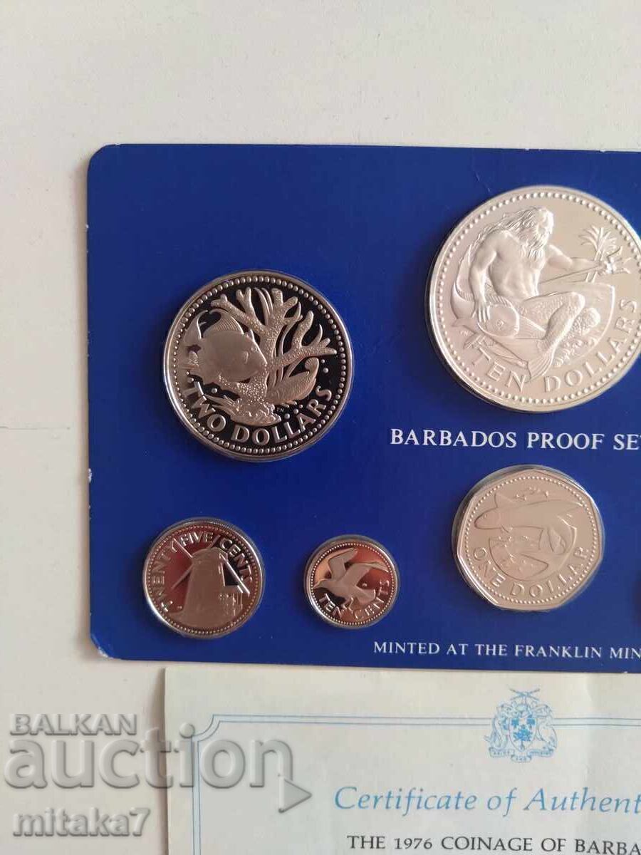 Set monede 1976, Barbados cu preț € 128.00 | 250.35 BGN