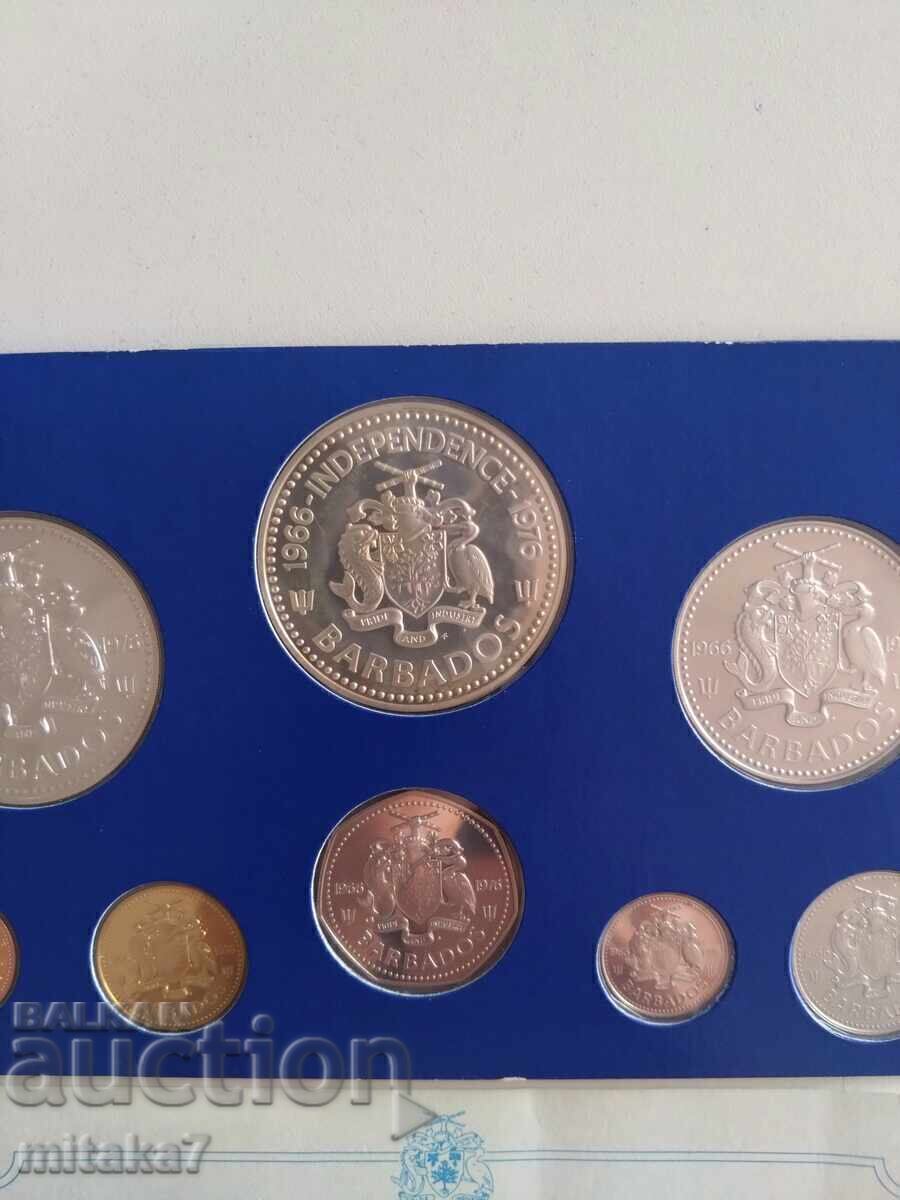 Set monede 1976, Barbados - 5