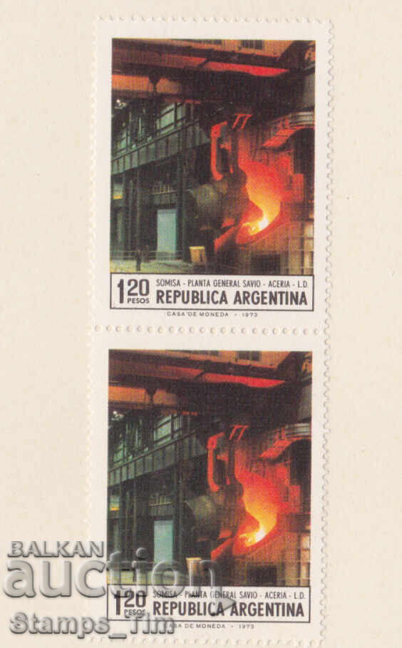 322010 / Argentina 1974 - Fabrica „General Savio“ - Oțel - 5 322010 / Argentina 1974 - Fabrica „General Savio“ - Oțel - 5