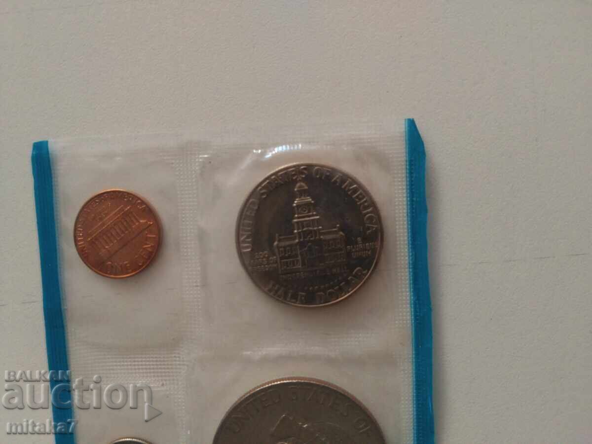 Set of coins 1976, USA