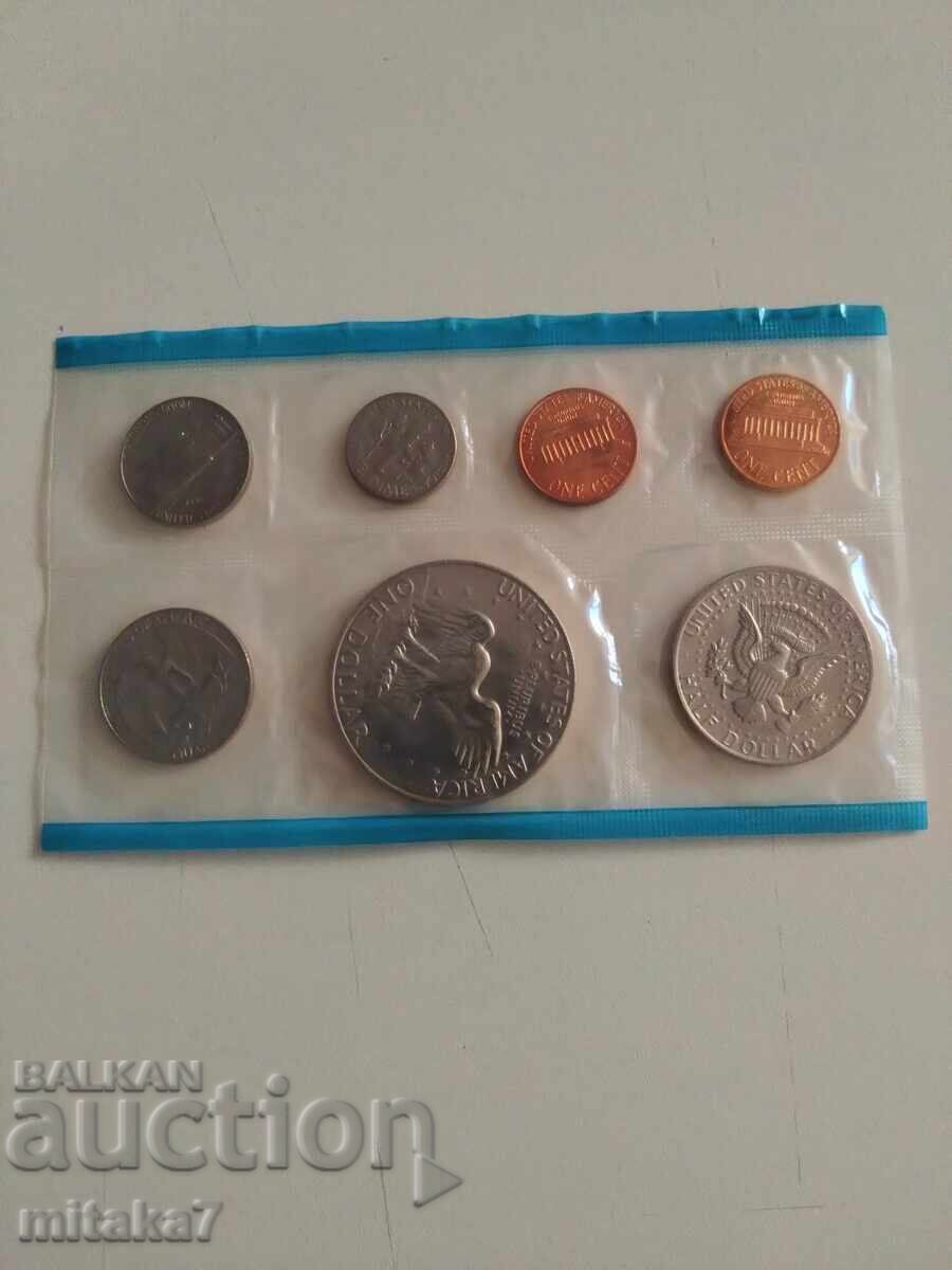 Auction  Set of coins 1974, USA