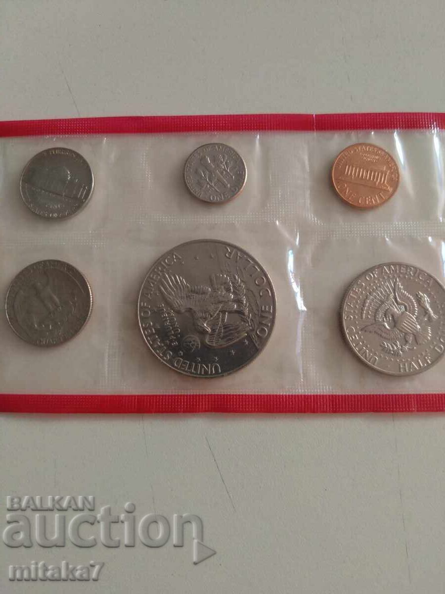 Сет монети 1974 година, САЩ с цена € 10.00 | 19.56 лв. Сет монети 1974 година, САЩ с цена € 10.00 | 19.56 лв.