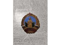 Κομμουνιστικό Σημάδι Συνοριοφύλακα με Βίδα για Αξιόλογες Πράξεις