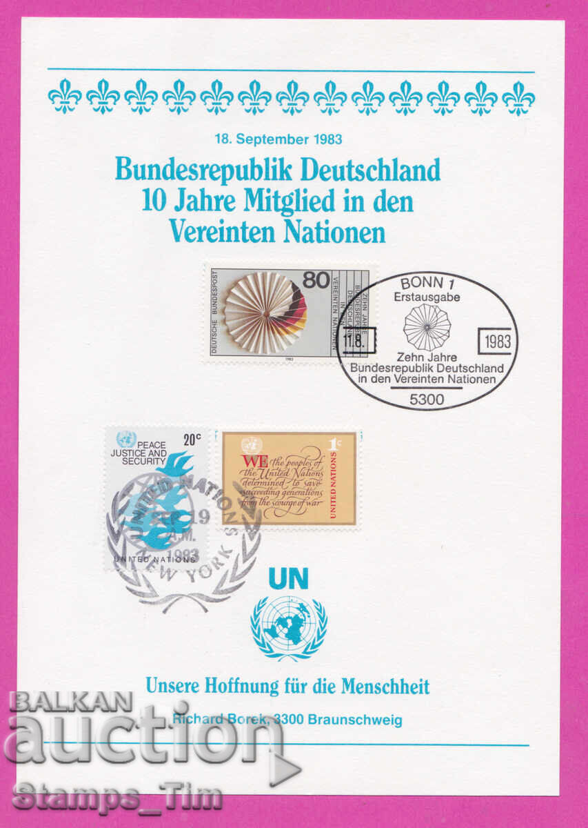 Παράδοση 322014 / Γερμανία 1983 - 80+20 10 χρόνια στα Ηνωμένα Έθνη