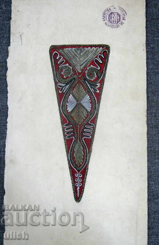 Училище за приложни изкуства - модернизъм стар ескиз проект