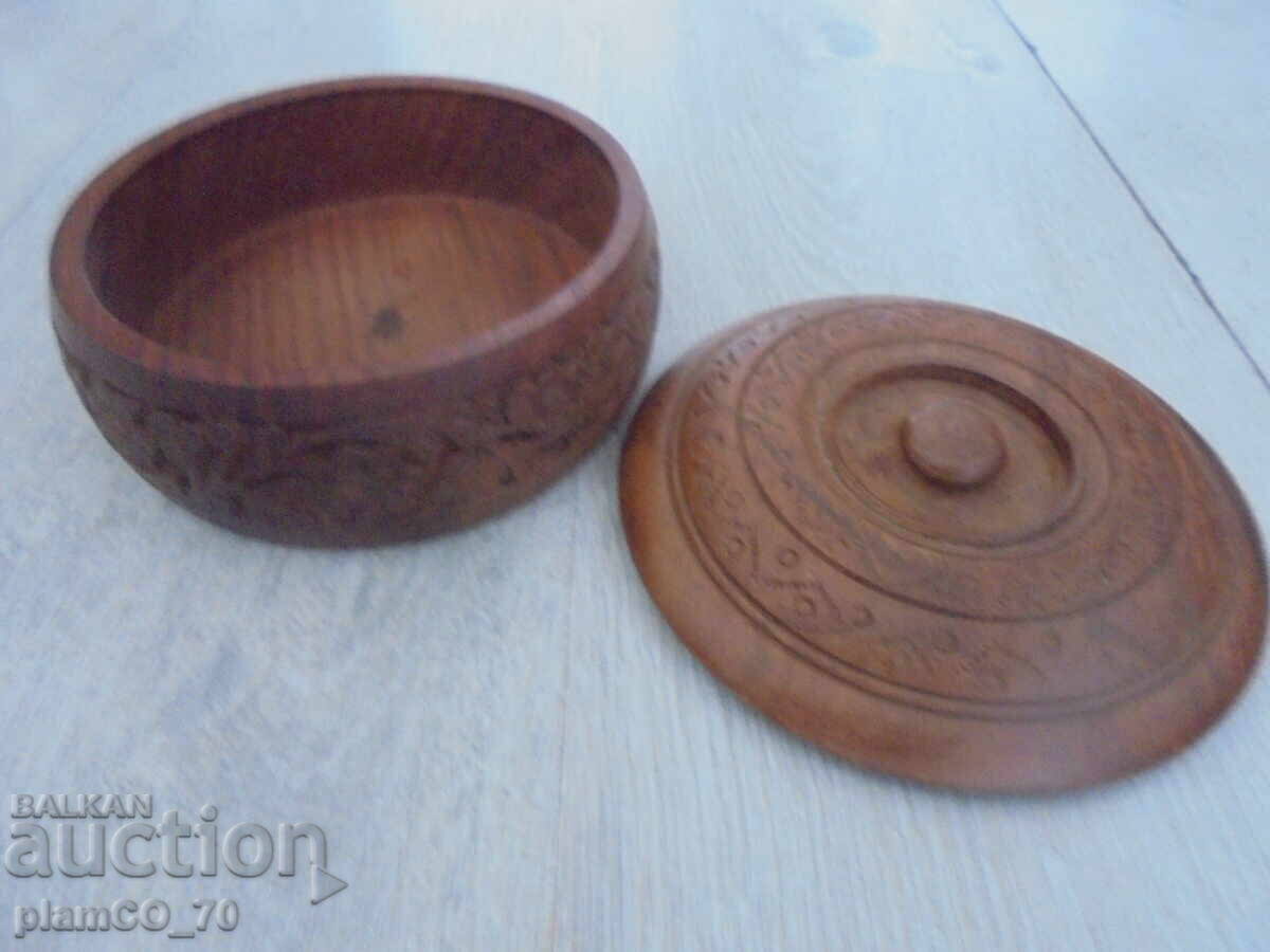 №8266 Old Wooden Carved Box with price 20.00 BGN | € 10.23