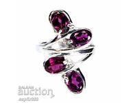 INEL DE LUX DESIGNER "MIRAJ" CU GRANATE RODOLIT