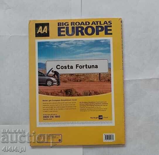 Голям Атлас "Автомобилни пътища"  Европа 2008 с цена 7.00 лв. | € 3.58