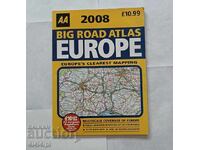 Large Atlas "Automobile Roads" Europe 2008