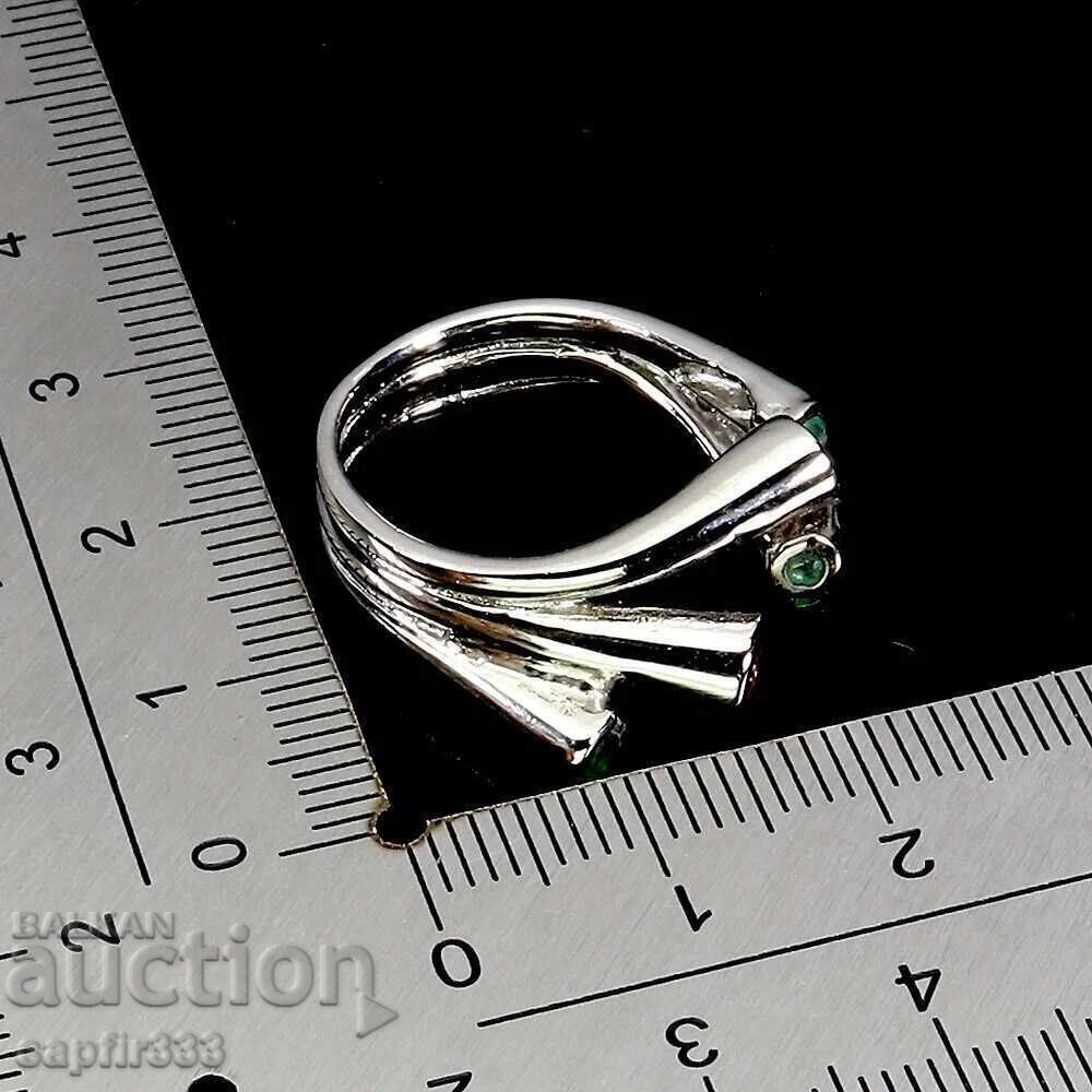 Licitație DESIGNER INEL "FUSION" ELEGANȚ, SMARALD, CITRIN, GRANAT