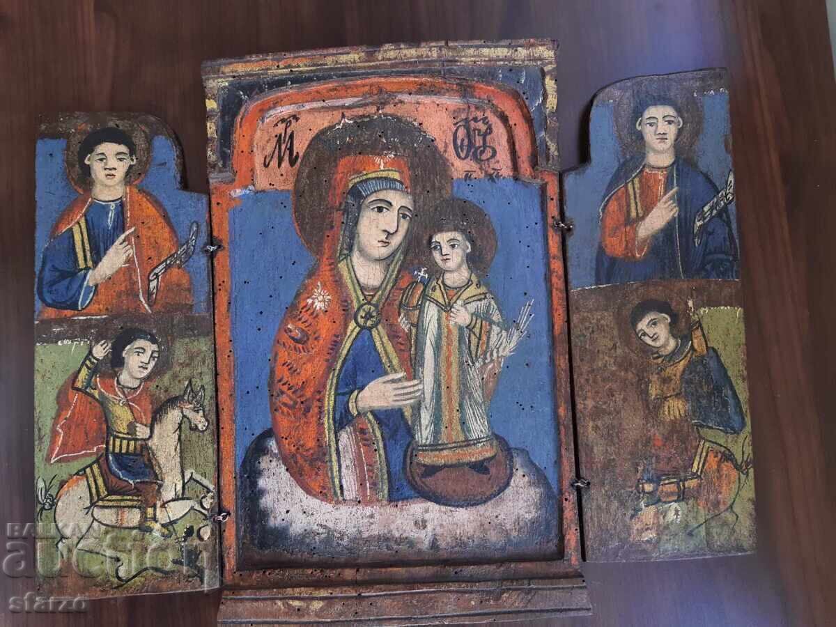 Triptych Home Icon with price 850.00 BGN | € 434.60