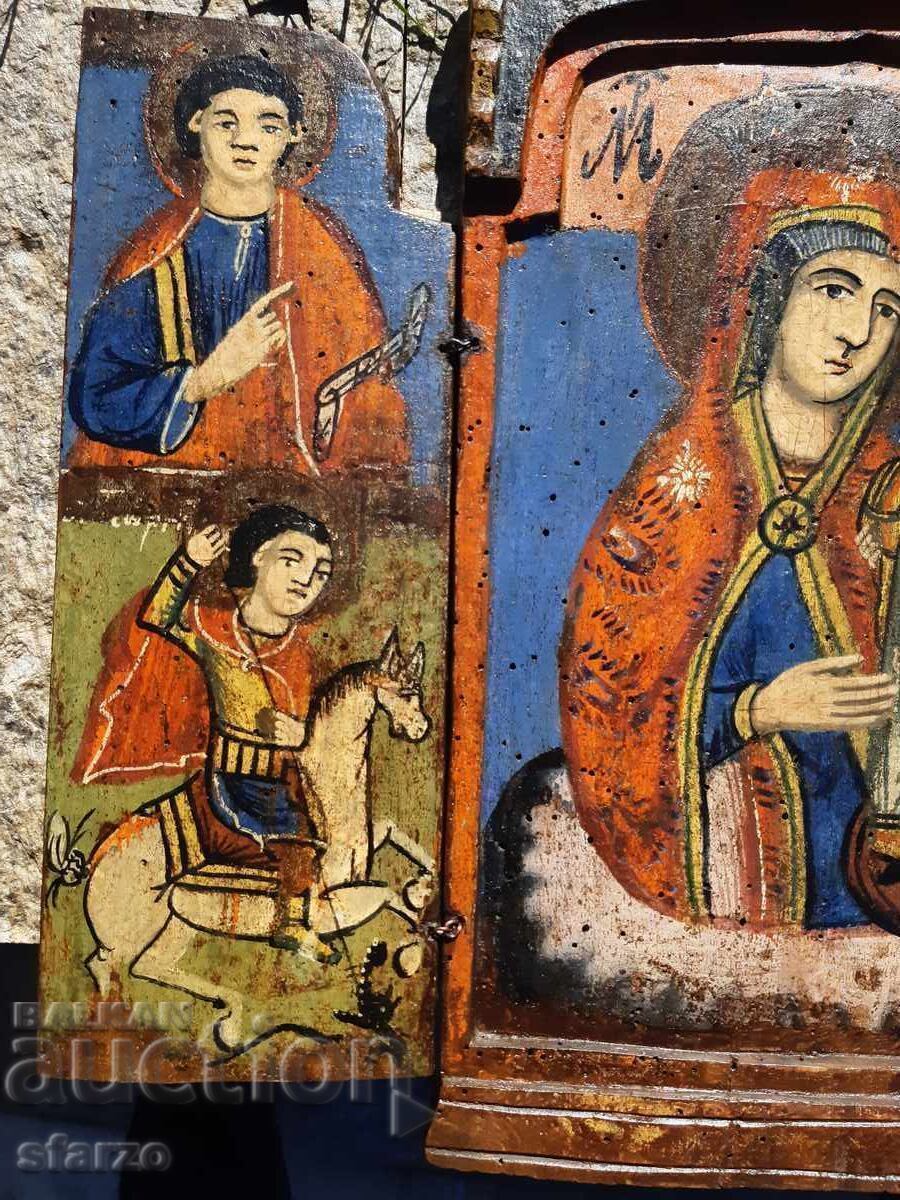 Delivery of Triptych Home Icon