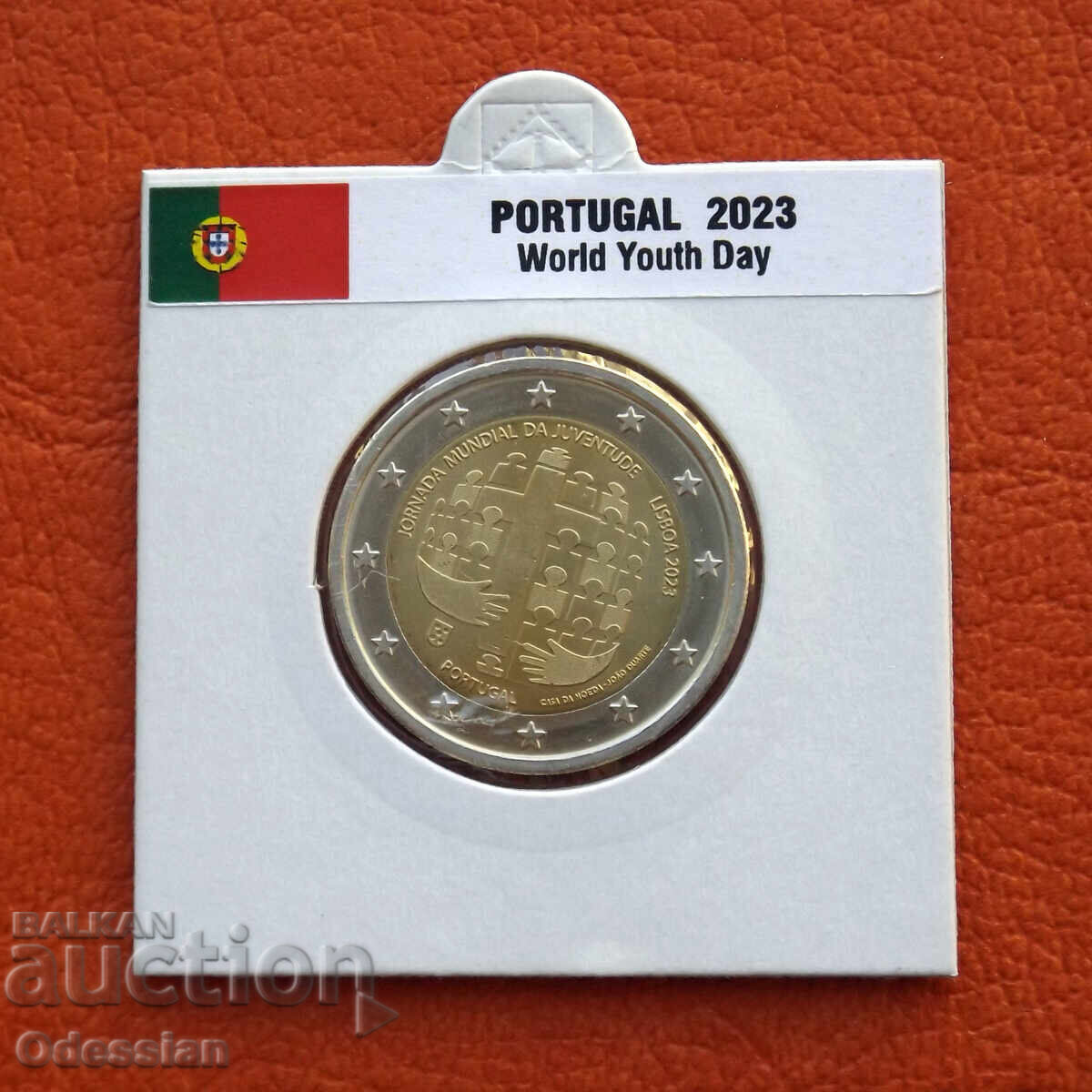 Πορτογαλία • 2 ευρώ • Παγκόσμια Ημέρα Νεολαίας • 2023 Πορτογαλία • 2 ευρώ • Παγκόσμια Ημέρα Νεολαίας • 2023