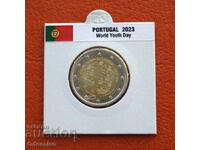 Πορτογαλία • 2 ευρώ • Παγκόσμια Ημέρα Νεολαίας • 2023