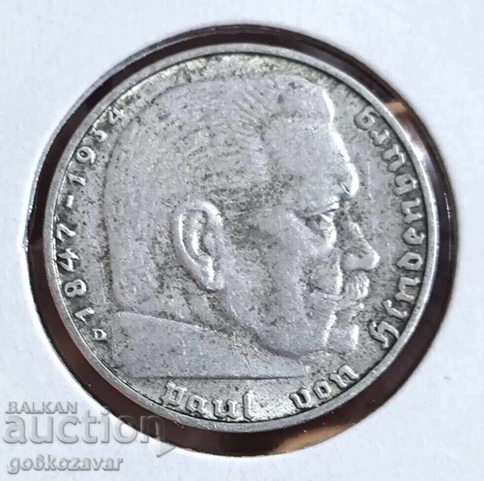 Γερμανία Τρίτο Ράιχ 2 Μάρκα 1938 Ασήμι ! με τιμή 26.00 BGN | € 13.29