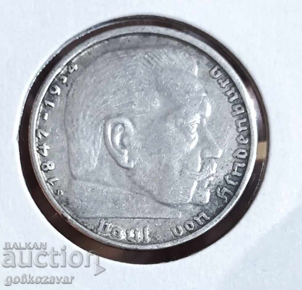 Γερμανία Τρίτο Ράιχ 2 Μάρκα 1938 Ασήμι ! με τιμή 25.00 BGN | € 12.78 Γερμανία Τρίτο Ράιχ 2 Μάρκα 1938 Ασήμι ! με τιμή 25.00 BGN | € 12.78