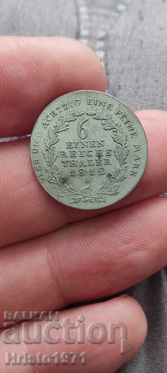 1/6 taler 1812