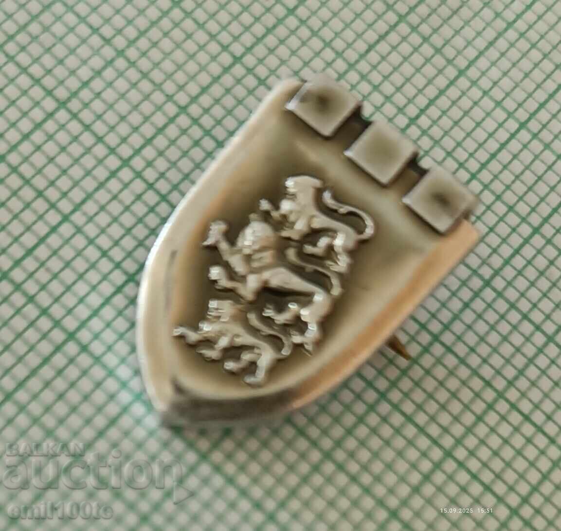 Auction  Badge - Veliko Tarnovo Coat of Arms