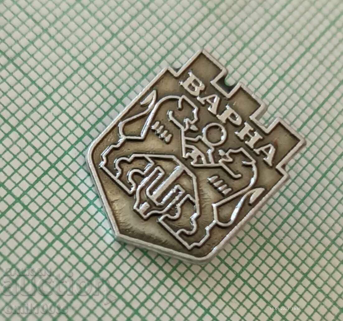 Insigna - stema Varna cu preț 2.00 BGN | € 1.02