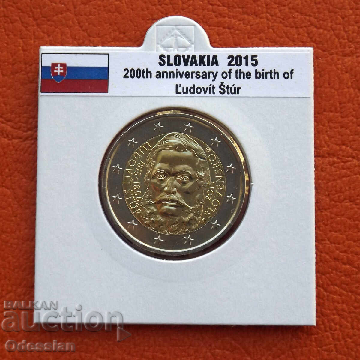 Σλοβακία • 2 ευρώ • Ľudovít Štúr • 2019