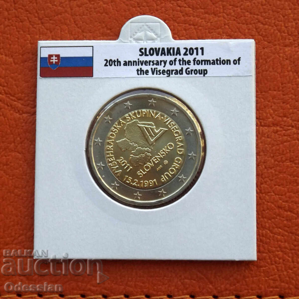 Σλοβακία • 2 ευρώ • 20 γρ. από Ομάδα Βίσεγκραντ • 2011