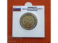 Σλοβακία • 2 ευρώ • 20 γρ. από Ομάδα Βίσεγκραντ • 2011