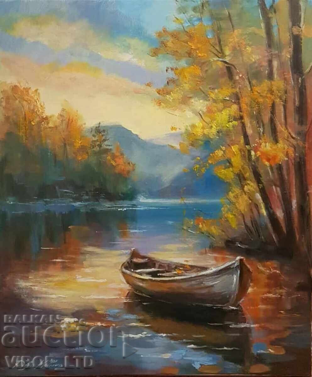 Худ.картина ЕСЕННИ НЮАНСИ, 55/45, масло/платно/подпис с цена 499.00 лв. | € 255.13