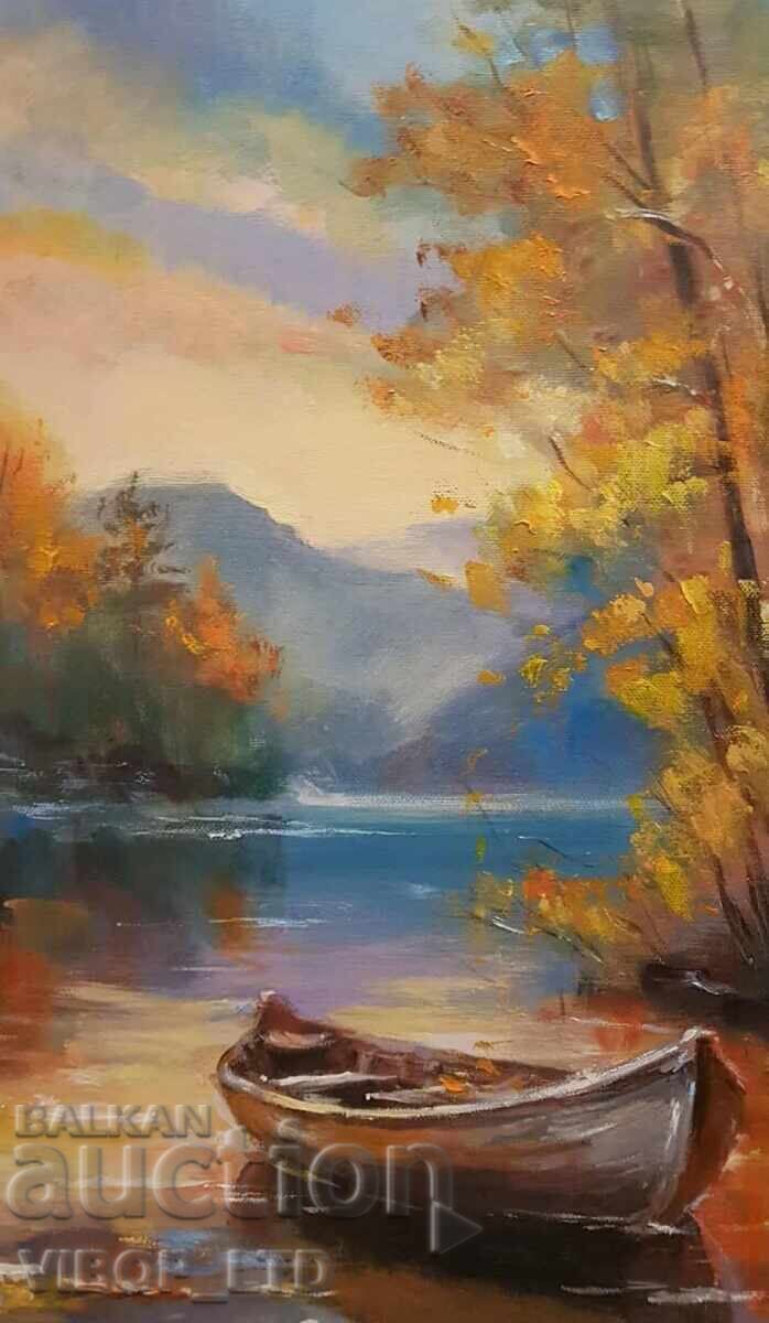 Доставка на Худ.картина ЕСЕННИ НЮАНСИ, 55/45, масло/платно/подпис