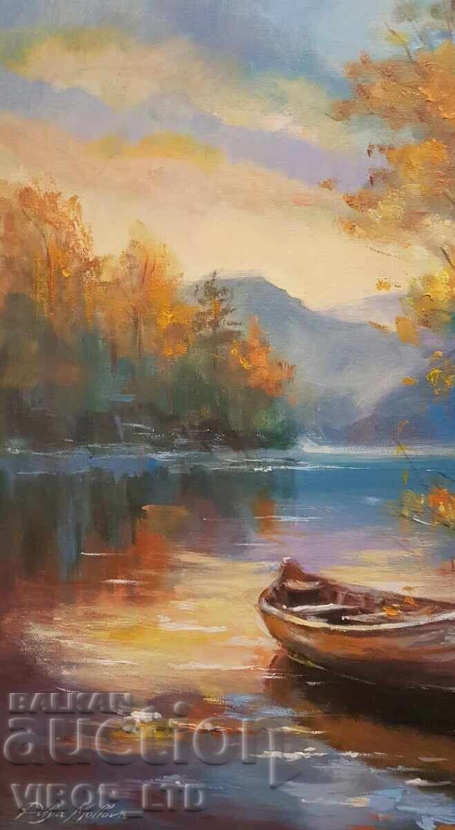 Худ.картина ЕСЕННИ НЮАНСИ, 55/45, масло/платно/подпис - 5