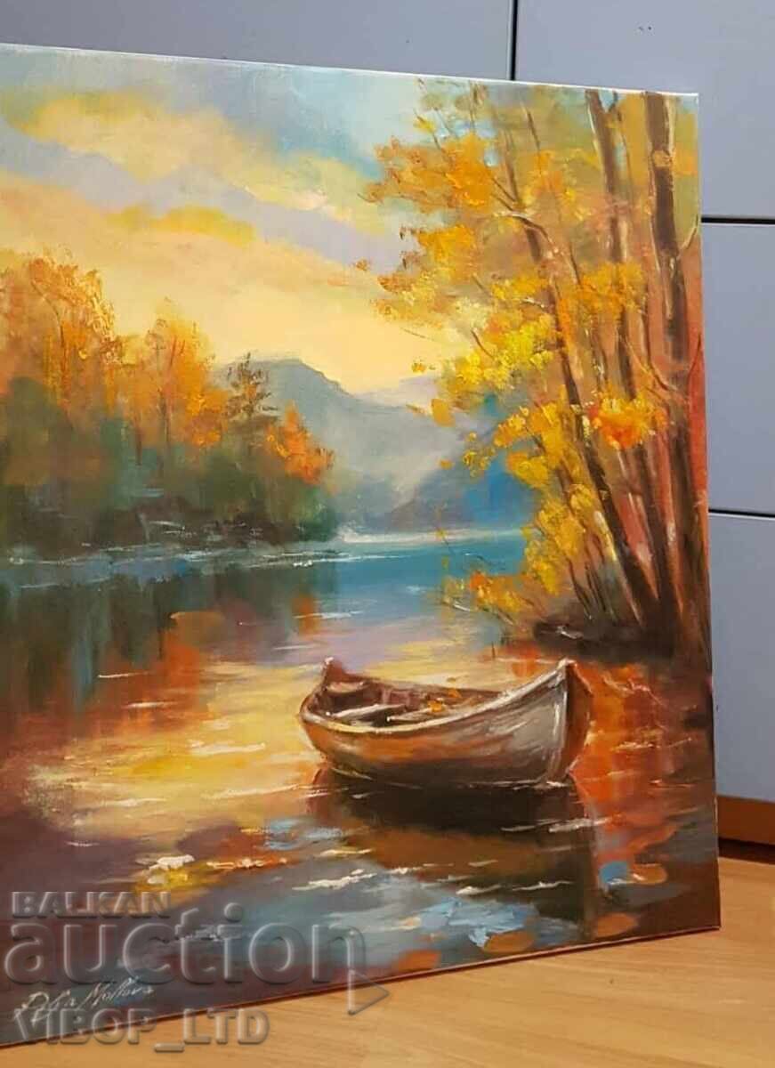 Khud. Mollova, NUANȚE DE TOAMNĂ, 55/45, ulei/pânză/semnătură Khud. Mollova, NUANȚE DE TOAMNĂ, 55/45, ulei/pânză/semnătură