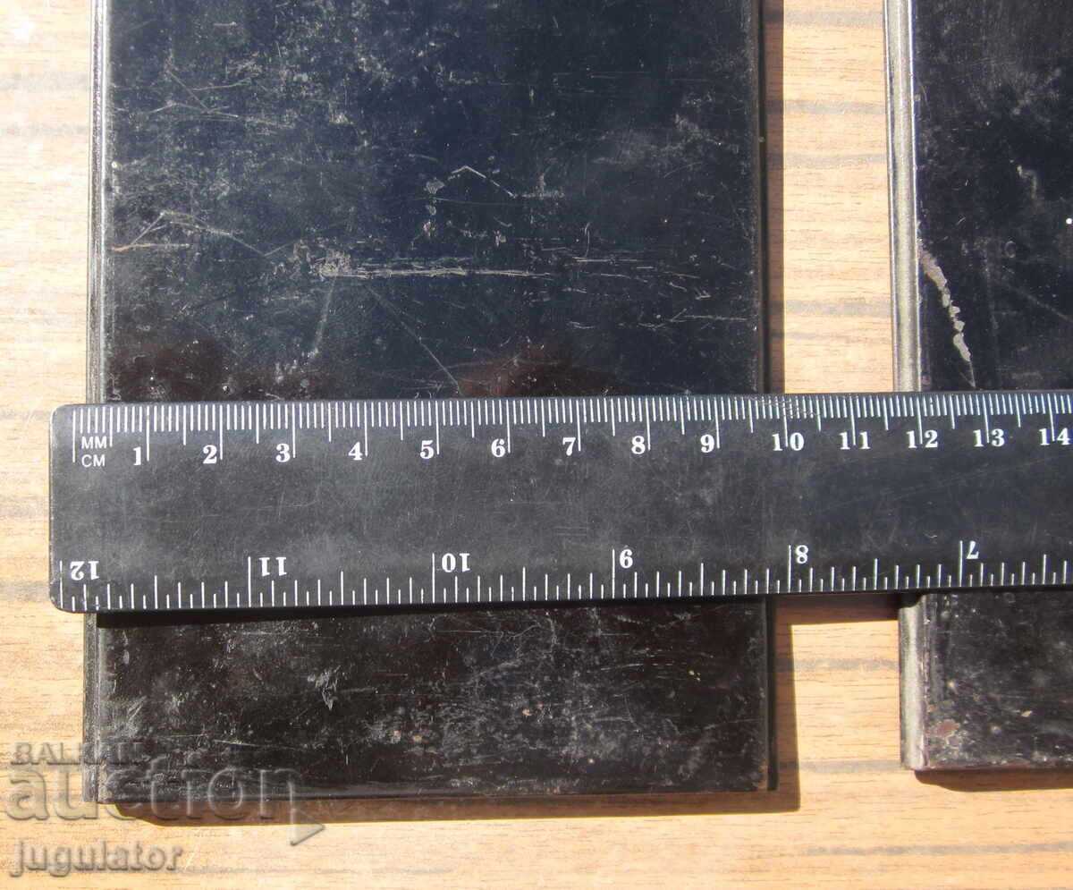 Discuri vechi în husă pentru aparat foto vechi cu burduf - 7