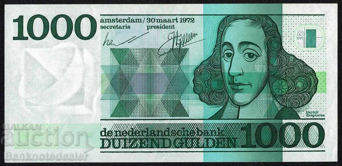 Ολλανδία 1000 Γκίλντερ 1972 Pick 94 aUnc