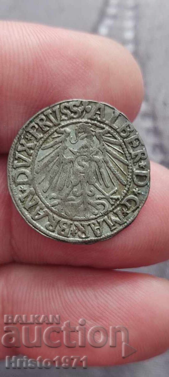 1 Groschen 1546 Prussia with price 150.00 BGN | € 76.69 1 Groschen 1546 Prussia with price 150.00 BGN | € 76.69