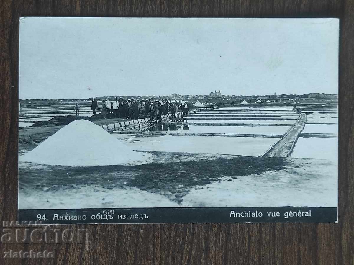 Пощенска карта Царство България - Анхиало - Поморие Пощенска карта Царство България - Анхиало - Поморие