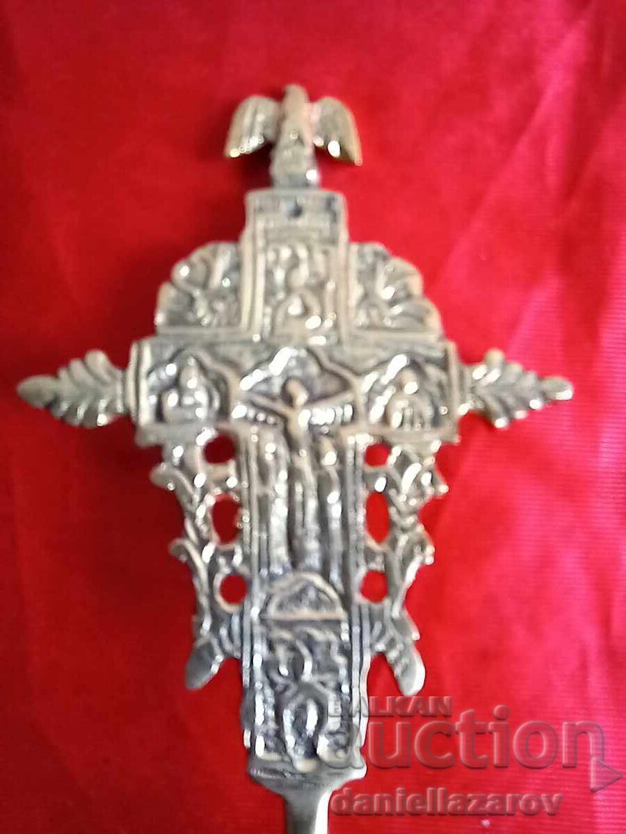 Επιτραπέζιος Εκκλησιαστικός Σταυρός, Εσταυρωμένος με Επιχρύσωση με τιμή 85.00 BGN | € 43.46