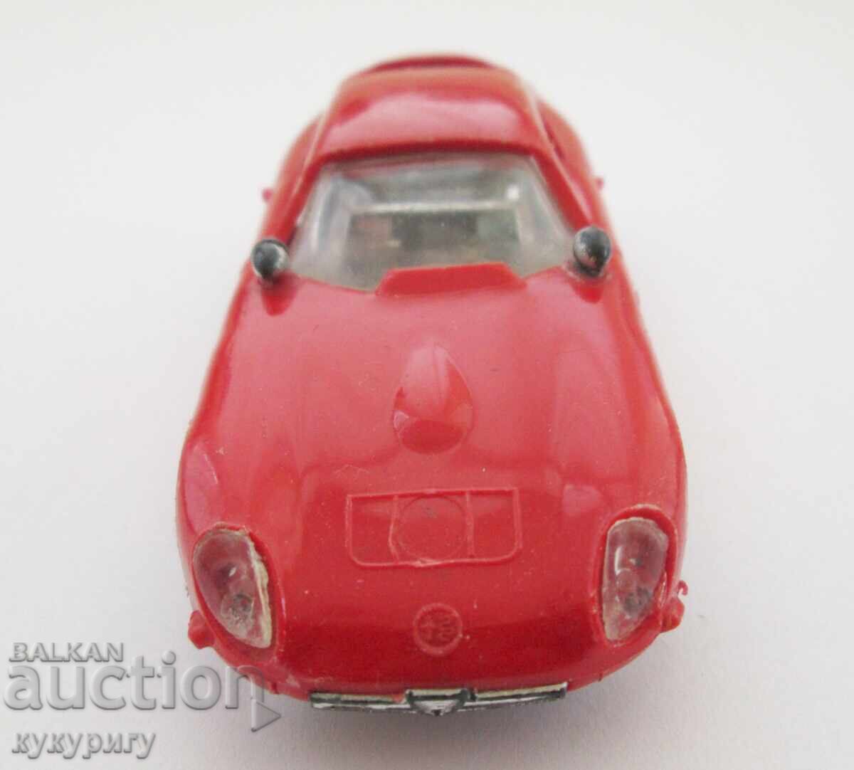 Auction  Old plastic slot car toy Alfa Romeo Giulia TZ