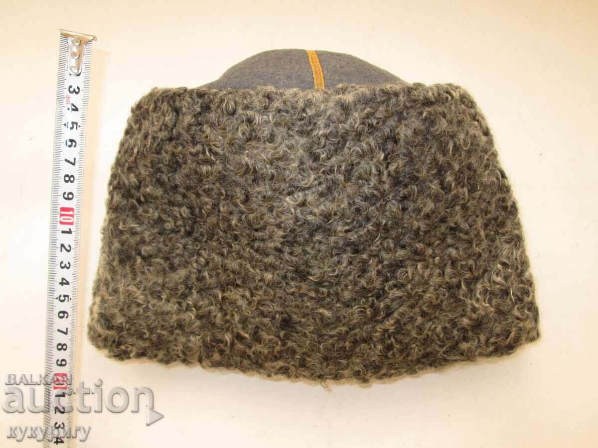 Old Russian military hat, astrakhan Cossack kalpak - 6