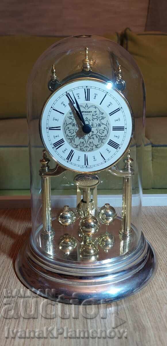Table clock quartz Germany for connoisseurs
