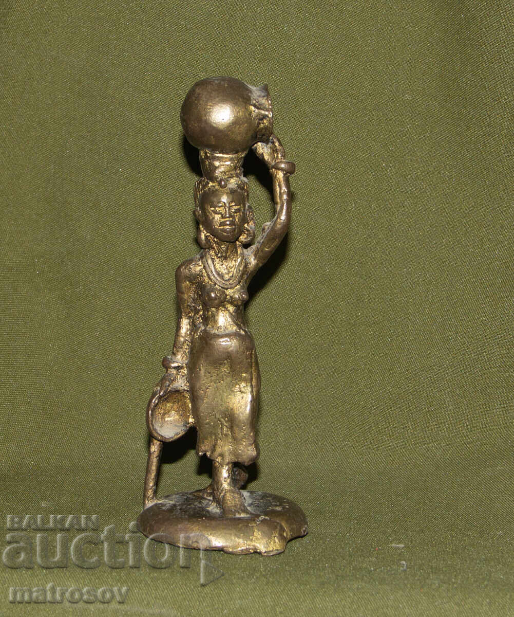 Auction  Original Bronze Sculpture of a Woman with a Jug