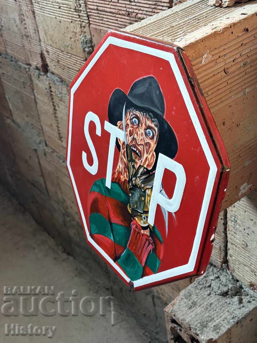 Delivery of Enamelled sign/Picture