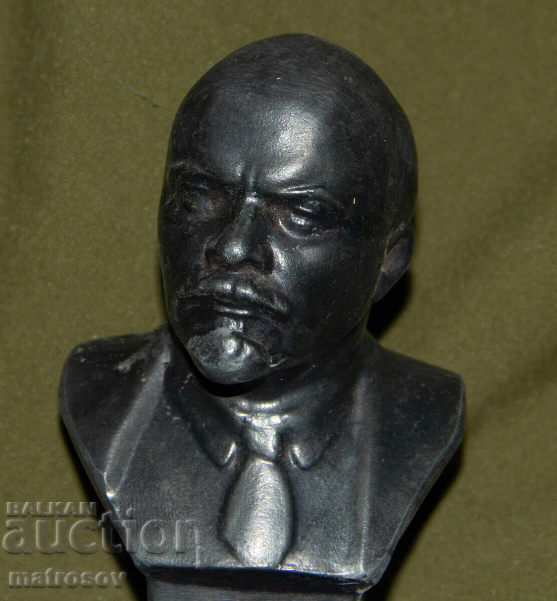 Δημοπρασία Μεταλλικό γλυπτό προτομή Ρωσία ΕΣΣΔ Βλαντιμίρ Ιλιτς Λένιν