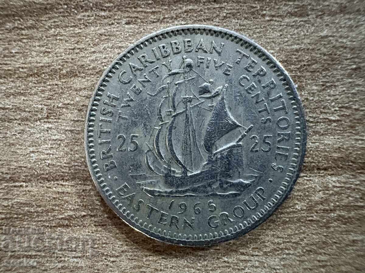 Ανατολική Καραϊβική - 25 σεντς (1965) Ανατολική Καραϊβική - 25 σεντς (1965)